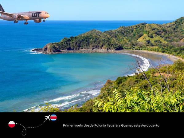 Costa Rica tendrá conexión aérea directa con Polonia desde octubre