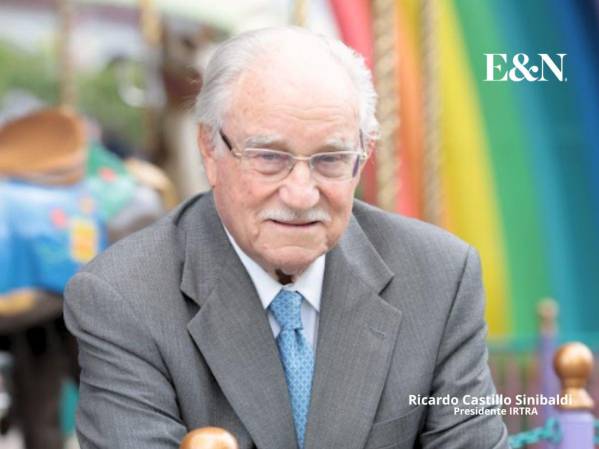 <i>Velia Jaramillo, editora general de Revista E&amp;N, entrevistó a Ricardo Castillo Sinibaldi en las instalaciones del Parque Mundo Petapa, en Ciudad de Guatemala, Guatemala. FOTO JOSÉ CARLOS FLORES. </i>