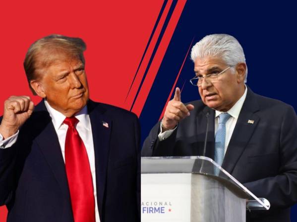 <i>Trump y Mulino tenían previsto sostener este viernes a las 15.30 hora local (20.30 GMT) una llamada telefónica en medio de las graves tensiones en torno al Canal de Panamá. FOTOS EFE/E&amp;N</i>