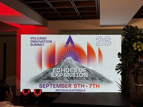 El Volcano Innovation Summit se realizará del <b>5 al 7 de septiembre de 2026 en Antigua Guatemala</b> bajo el concepto <i>Echoes of Expansion.</i>