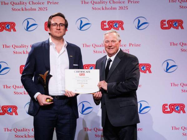 Gustavo Alejos Jansá, fundador y director general de Reus Pharma recibió el Quality Choice Prize 2025.