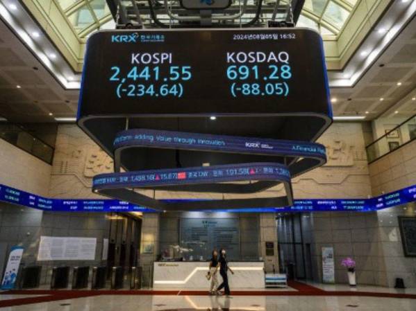Un caos financiero se vive hoy alrededor del mundo luego que el viernes se dio a conocer el informe sobre el empleo en Estados Unidos. Foto: Anthony Wallace / AFP.