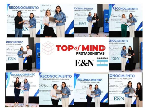 Durante el evento TOM 2025 en San Pedro Sula, Honduras, entregamos los reconocimientos a los Protagonistas del Mercadeo en el país, responsables de una potente transformación que están viviendo las marcas. Entrega Lizza de Handal, Gerente de Audiencias Segmentadas de Grupo OPSA.