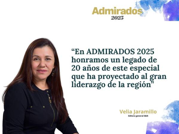 <i>Las entrevistas que ADMIRADOS ha traído a Estrategia &amp; Negocios en 20 años de historia son piezas que ya hacen parte de la cultura empresarial de la región, indicaVelia Jaramillo, editora general E&amp;N.</i>