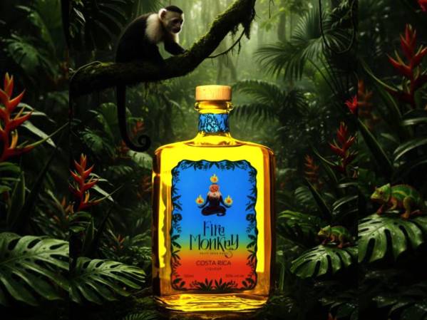 <i>A diferencia de la destilación—que evapora y condensa el alcohol, pero pierde aceites y sabores—, Firemonkey se elabora mediante maceración. FOTO FIREMONKEY/IG</i>