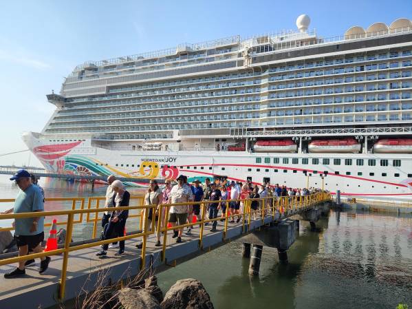 <i>La mayoría de los cruceros arriban al territorio guatemalteco en la costa sur del país, específicamente en Puerto Quetzal, en el departamento de Escuintla. Foto de cortesía</i>