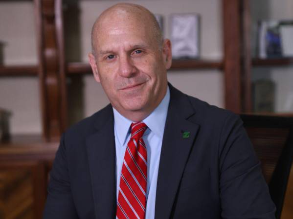 Jeff Cohen, rector de la Universidad Zamorano. Crédito: Héctor Hernández.