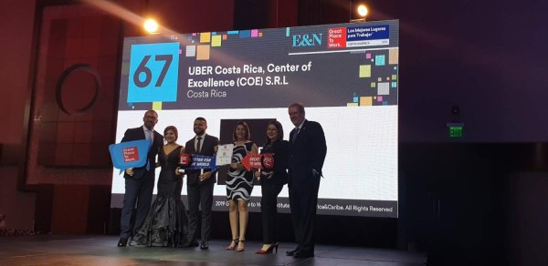 FOTOGALERÍA: Así se vivió la gala de Los Mejores Lugares para Trabajar en Centroamérica y Caribe 2019