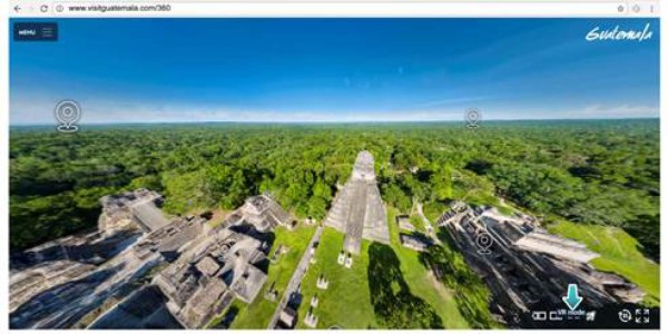 Vea Guatemala en un tour virtual de 360 grados