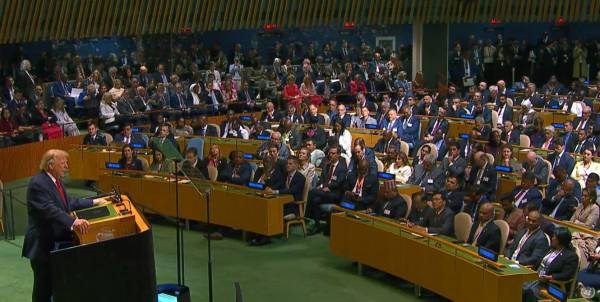 <i>Durante su intervención ante la Asamblea General, Trump amenazó con usar la fuerza militar en Latinoamérica si los intereses de Estados Unidos se ven amenazados. Foto de cortesía</i>