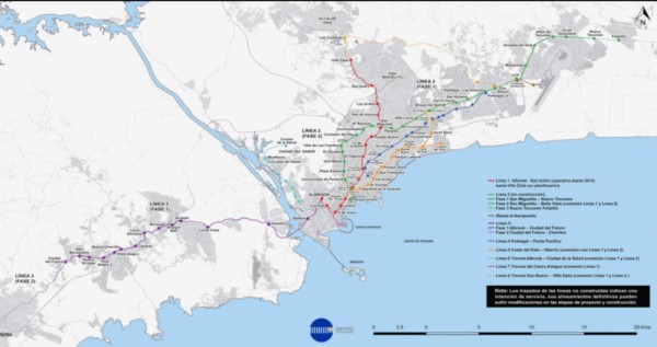 Panamá inauguró la Línea 2 del Metro a un costo de US$2.130 millones