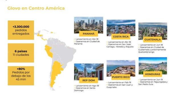 Glovo App quiere crecer en Centroamérica
