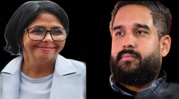 <i>Delcy Rodríguez, presidente interina, quedó atrapada entre la presión de Trump y la desconfianza del chavismo, empezando por “Nicolasito”, el hijo de Nicolás Maduro. (Foto: Collage E&amp;N)</i>