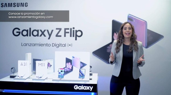 Samsung presentó en la región su nuevo teléfono plegable Galaxy Z Flip
