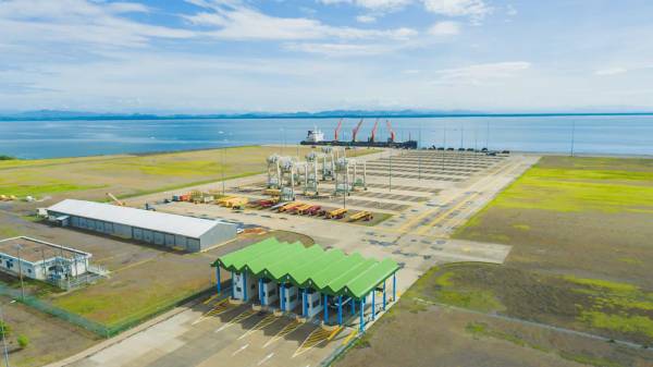 <i>Según la UPDP, cinco conglomerados empresariales analizan trasladar operaciones hacia Puerto de La Unión, que este año ya registró más de 70 escalas de buques automotrices. Foto de cortesía</i>