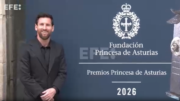 Messi, emocionado por el Premio Princesa de Asturias