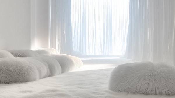<i>El 11-4201 Cloud Dancer que equivale a un blanco neutro será el color de 2026, según el sistema de colores de Pantone, que cada año presenta el tono que regirá las tendencias en la decoración, que después se trasladan a la moda. EFE/Pantone</i>