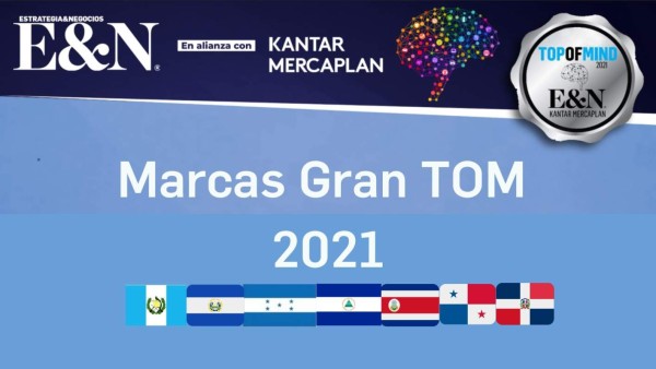 TOM 2021: Marcas TOM y Super TOM (Primer lugar por país)