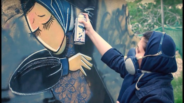 FOTOGALERÍA: Shamsia Hassani, la grafitera que da voz a las mujeres afganas