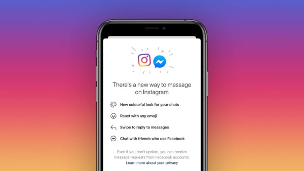 Facebook fusiona chats de Messenger e Instagram