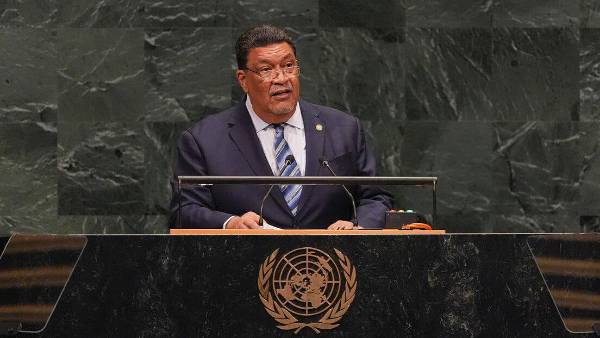 <i>Expresamos nuestra firme y contundente solidaridad con el heroico pueblo cubano, señaló el cocanciller nicaragüense en su discurso. Foto de cortesía</i>
