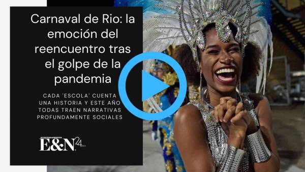 Regresa el carnaval de Río de Janeiro tras la pandemia
