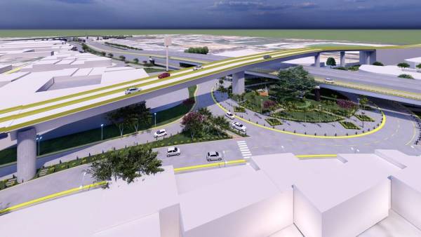El Programa de Infraestructura Vial y Movilidad Urbana – Fase I mejorará los corredores viales del Boulevard Constitución y Boulevard de los Próceres. Foto cortesía