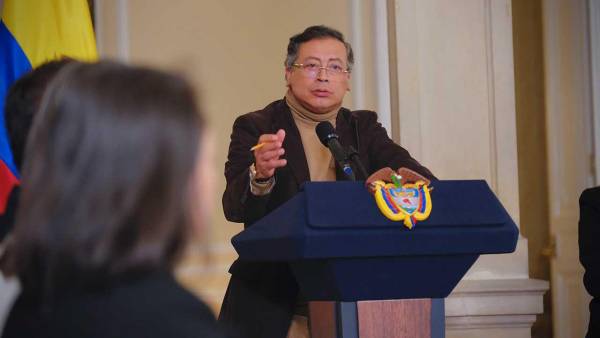 Según el presidente Gustavo Petro, en su viaje a China en octubre de 2023 fue a hacer un acuerdo de intención de la Ruta de la Seda, que acabó no concretando. Foto cortesía