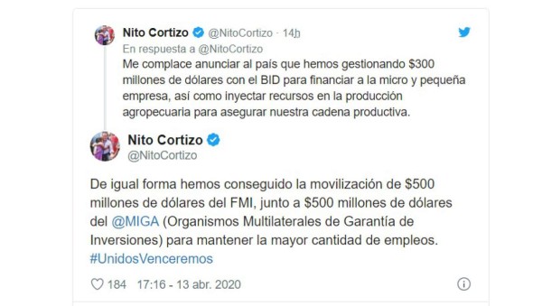 Panamá gestiona US$1.300 millones para aplacar crisis cuando finalice coronavirus
