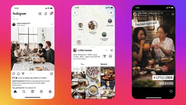 Instagram actualiza su mapa para buscar restaurantes, comercios y sitios de interés