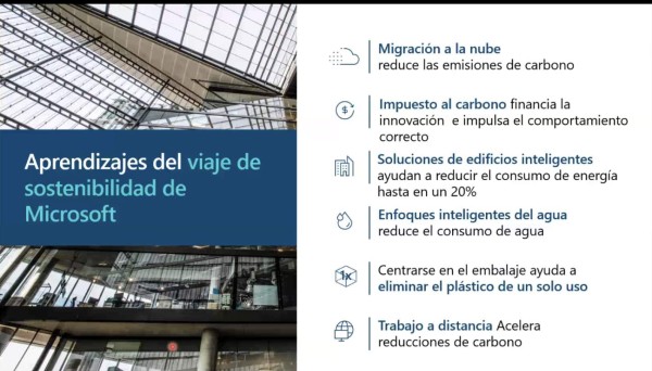 Calculadora de sostenibilidad: Herramienta de Microsoft para reducir huella de carbono