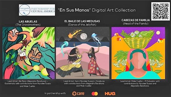 Artistas centroamericanas participan en colección de arte digital