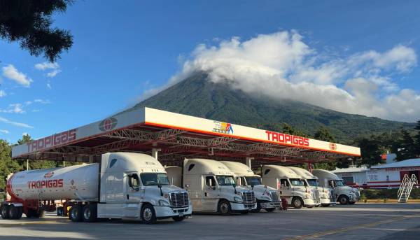 La planta de almacenamiento y distribución de Gas LP es la más grande en Latinoamérica y está ubicada en Escuintla. Foto cortesía