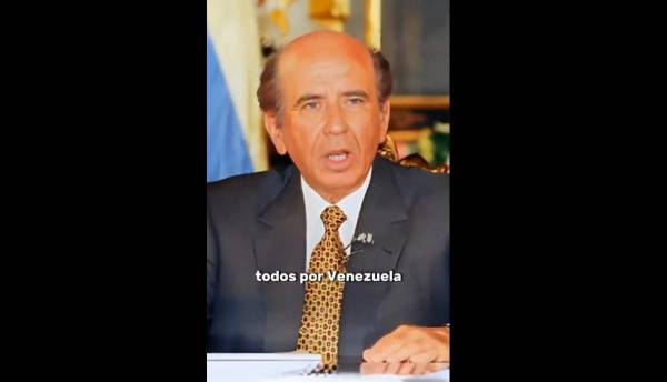 Expresidente de Venezuela resucita con IA para apoyar a candidato en internas opositoras