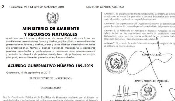 Guatemala: Gobierno prohíbe los utensilios de plástico de un solo uso