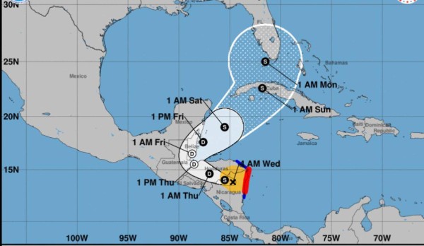 Eta avanza por Nicaragua , donde deja tres muertos