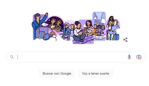 Google Doodle destaca la solidaridad en el Día Internacional de la Mujer