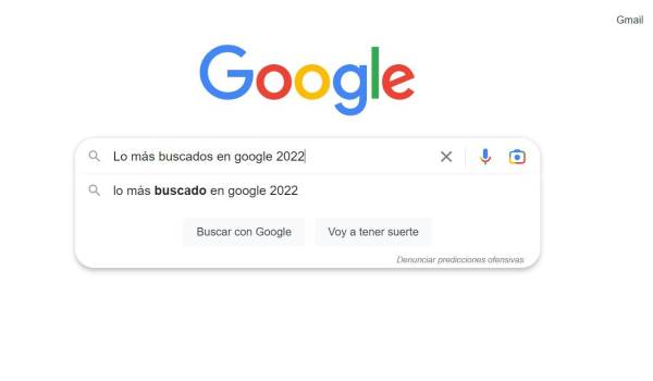 Google y las búsquedas del 2022