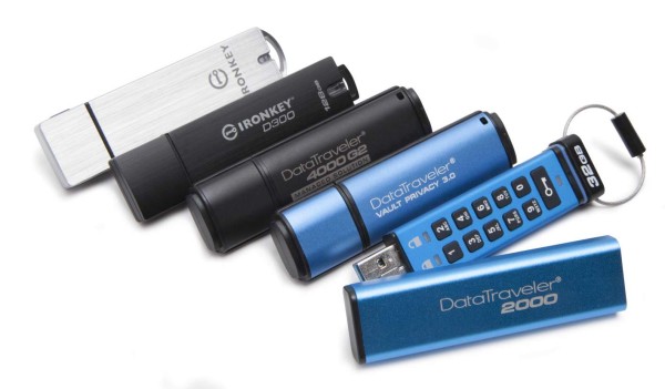 Kingston presenta las USBs encriptados