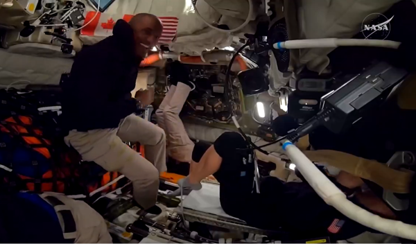 <i>La NASA explicó durante el transcurso de la misión que el inodoro tuvo dificultades con el sistema de evacuación de aguas residuales. Foto de cortesía</i>