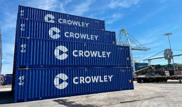 Crowley trabaja para ser el operador logístico más sostenible.