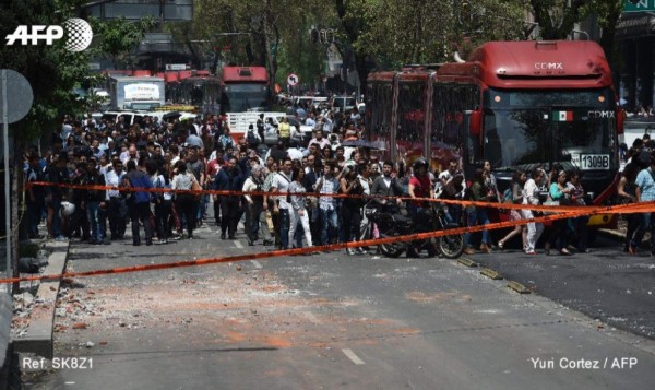 Terremoto de 7,1 sacude a la Ciudad de México