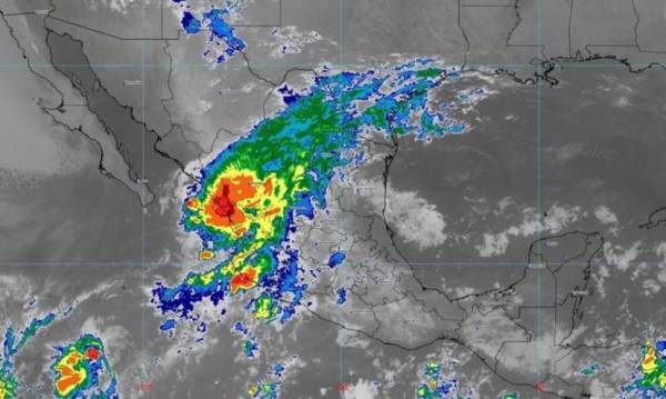 Huracán Orlene toca tierra en el Pacífico mexicano como categoría 1