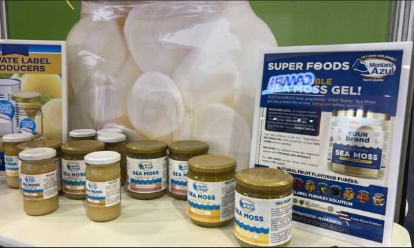 “Sea Moss Piña” de Agroindustrial Montaña Azul destaca en feria PLMA Chicago 2025