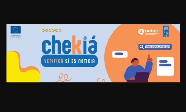 <i>Chekiá forma parte del proyecto EUROLECT-H: Apoyo al ciclo electoral en Honduras para elecciones transparentes y pacíficas, financiado por la Unión Europea. FOTO REDES SOCIALES</i>