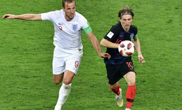 <i>Con el recuerdo de aquella semifinal de Rusia 2018, de triste recuerdo para el combinado inglés, que hasta entonces había tenido un trayecto impecable por la competición, Estados Unidos, México y Canadá 2026 apuntan a un nuevo reencuentro contra Croacia en el último servicio de Luka Modric con su equipo nacional. Foto de cortesía</i>