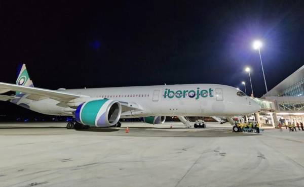 Histórico: Iberojet trajo a Palmerola el avión comercial más grande que ha llegado a Honduras