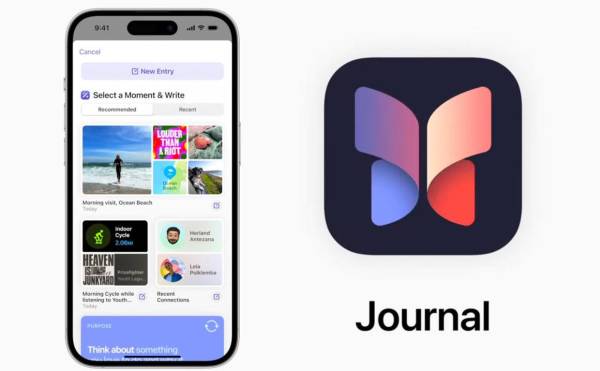 Apple lanza la aplicación con IA Journal para iPhone
