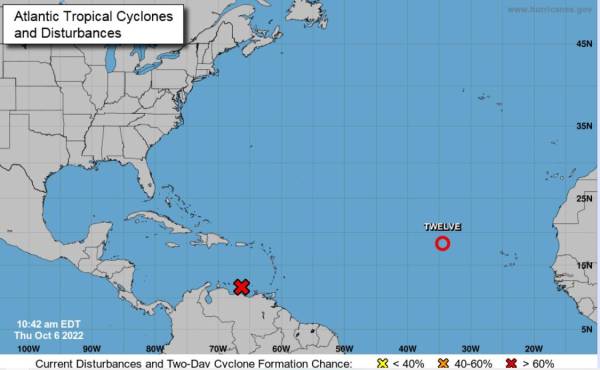Centro Nacional de Huracanes advierte a Centroamérica vigilar la Depresión Tropical