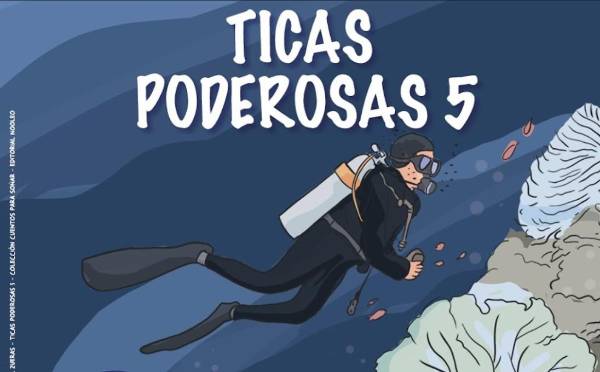 <i>18 nuevas historias de mujeres costarricenses destacadas en formato cómic bilingüe (español e inglés) FOTO CORTESÍA Y PORTADA DEL LIBRO. Odalisca Breedy (bióloga marina)</i>